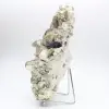 Mica and black tourmaline on Afghan quartz - 3