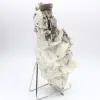 Mica and black tourmaline on Afghan quartz - 6