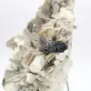 Mica and black tourmaline on Afghan quartz - 9