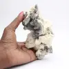 Crystallized mica on white quartz from Afghanistan - 0