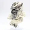 Crystallized mica on white quartz from Afghanistan - 2