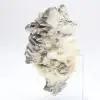 Crystallized mica on white quartz from Afghanistan - 3