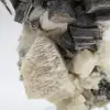 Crystallized mica on white quartz from Afghanistan - 6