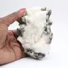 Small specimen of mica on white quartz - 0