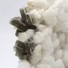 Small specimen of mica on white quartz - 5