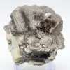 Mica and tourmaline on raw Afghan quartz - 1