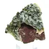 Imilchil epidote crystals on clear matrix - 2