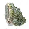 Imilchil epidote crystals on clear matrix - 4