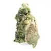 Green epidote crystals on an Imilchil matrix - 3