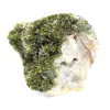 Green epidote crystals on matrix from Morocco - 2