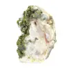 Green epidote crystals on matrix from Morocco - 3