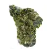 Green epidote from Morocco on thin matrix - 2