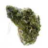 Green epidote from Morocco on thin matrix - 3