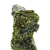 Green epidote from Morocco on thin matrix - 6