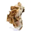 Brown crystals of barite from Ouichane - 2