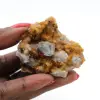 Very small Fluorite specimen: Green crystals, Morocco - 0