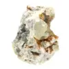 Raw fluorite from Morocco: Large green crystal on host rock - 2