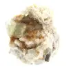 Raw fluorite from Morocco: Large green crystal on host rock - 4