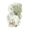 Raw green fluorite stone: Crystallized sample on rock - 3