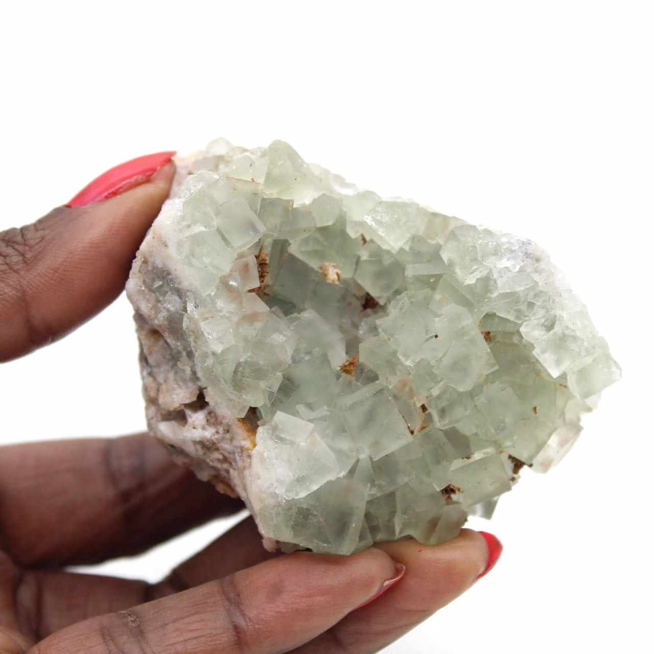 Fluorite Specimen: Small collectible block from Morocco