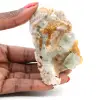 Natural Fluorite Stone: Green crystals on matrix, Morocco - 0