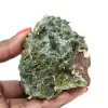 Imilchil epidote crystals on clear matrix - 0