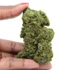 Epidote crystals from Morocco on beige matrix - 0