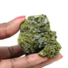 Natural specimen of green epidote from Morocco - 0