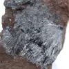 Small Pyrolusite Crystallized on Authentic Matrix - 2