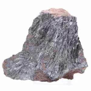 Small Pyrolusite Ornament, Crystallization