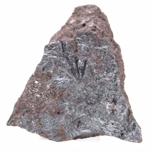 Pyrolusite Morocco, Rock Fragment Crystallization