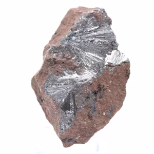 Pyrolusite crystals, Mineral Rock Morocco