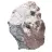 Pyrolusite crystals on matrix, natural rock