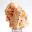 Specimen of Moroccan orange barite in natural crystals — 1