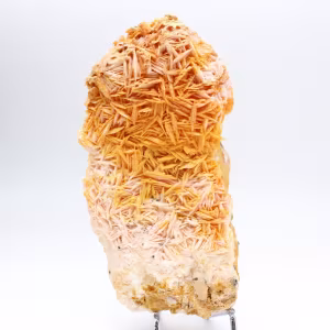 Natural orange barite crystals from Morocco