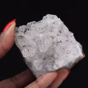 Raw quartz rock with goethite inclusions, Morocco