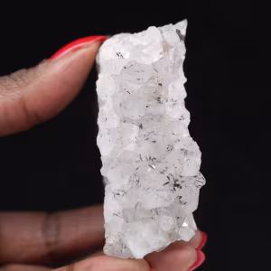 Moroccan Goethite Quartz Crystals, Small 120g Druse