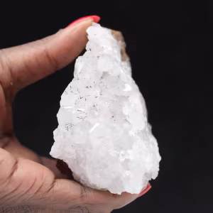 Large Quartz Druse with Goethite Inclusion, Morocco