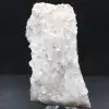 Raw Moroccan quartz with goethite filaments, druses and crystals - 1