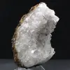 Quartz and Goethite Specimen from Morocco, Filament Geode - 2