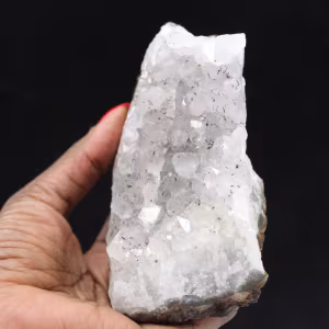 Quartz and Goethite Specimen from Morocco, Filament Geode
