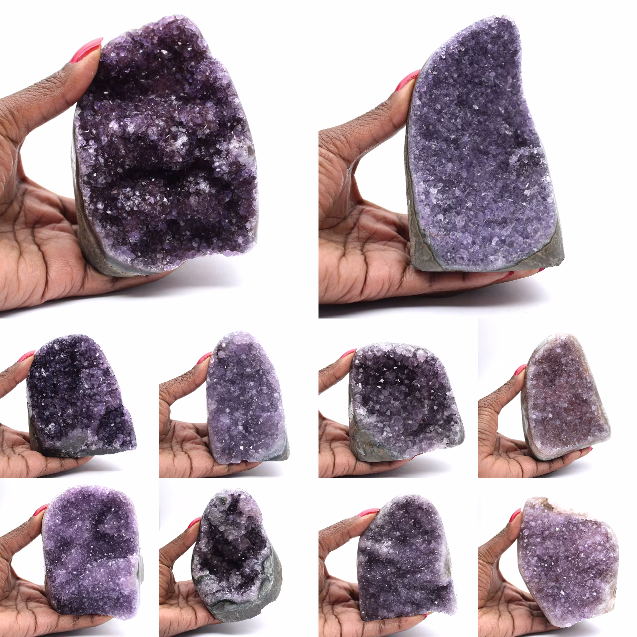 Amethyst Druse of Brilliance – Natural Stone Collection