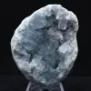 Blue Celestite: Malagasy Mineralogical Specimen - 0