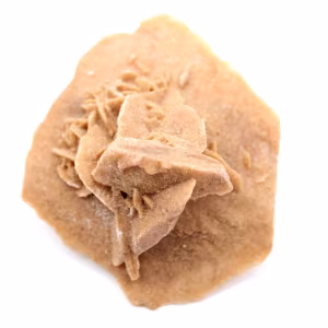 Gypsum rosette from Morocco: natural crystal from the Sahara