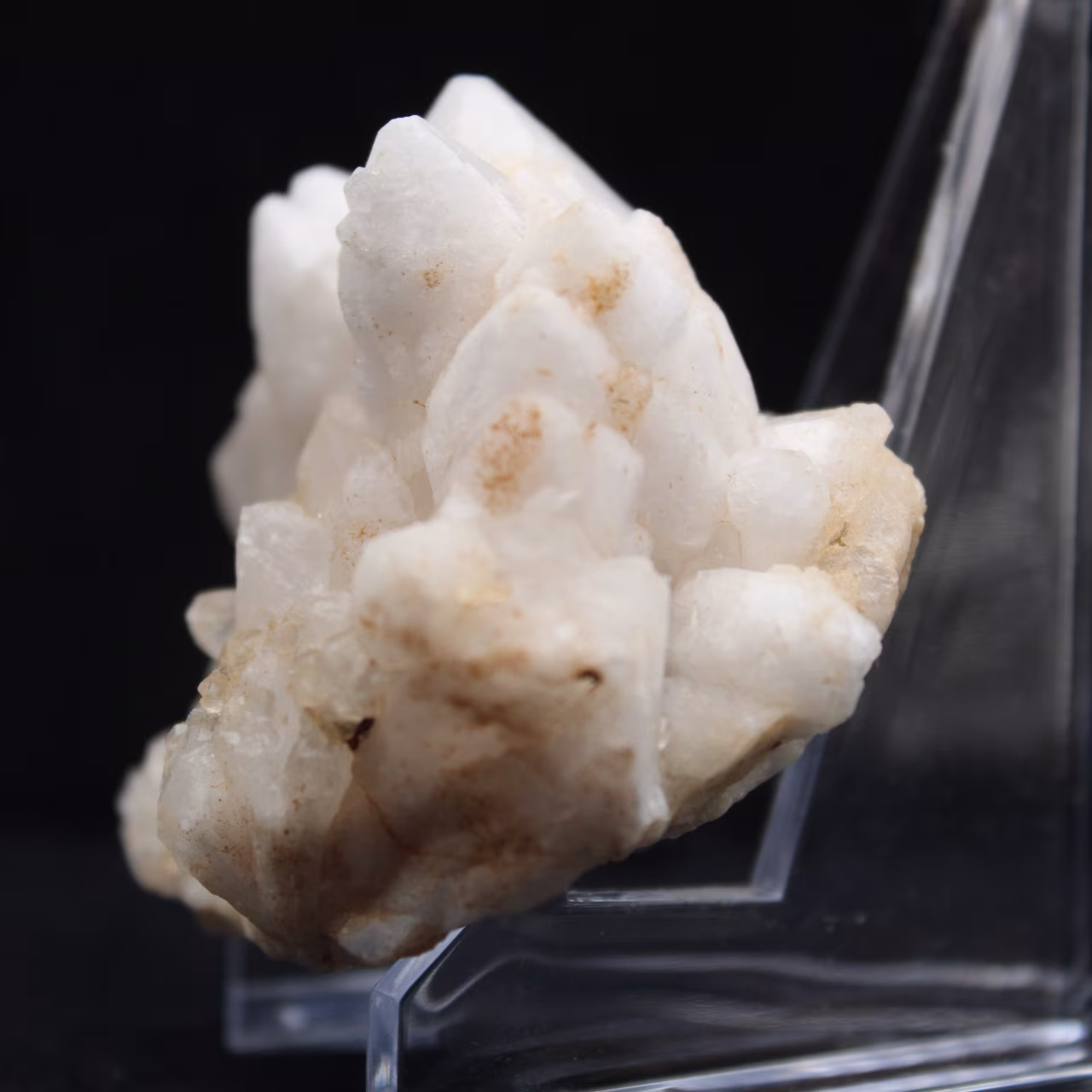 Natural Moroccan flower quartz with visible crystals