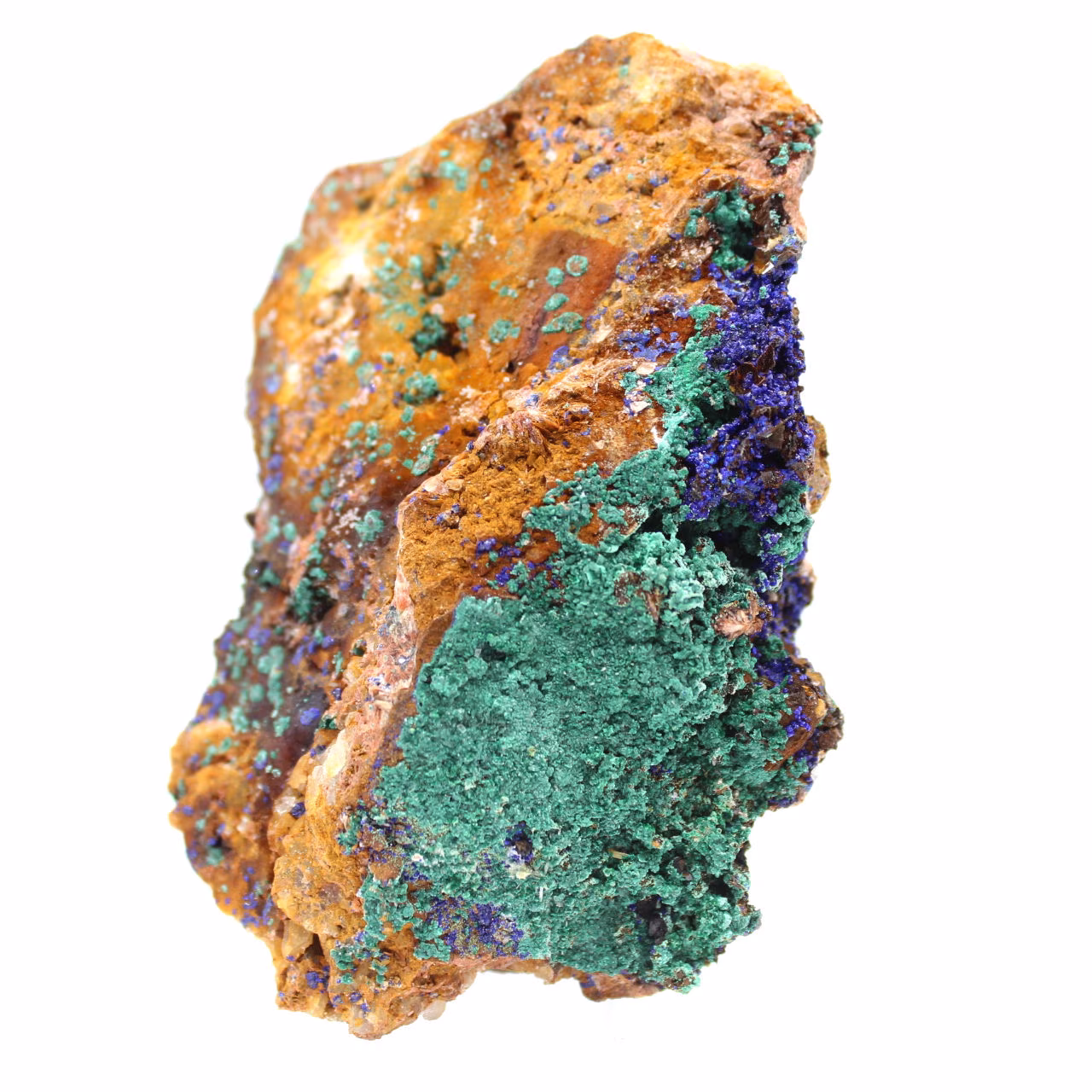 Natural Azurite and Malachite Duo