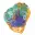 Raw mineral Azurite Malachite — 12