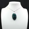 Blue Apatite Pendant from Madagascar - Natural Stone - 1