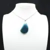 Blue Apatite Pendant from Madagascar - Natural Stone - 2