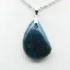 Blue Green Apatite Pendant - Authentic from Madagascar - 1